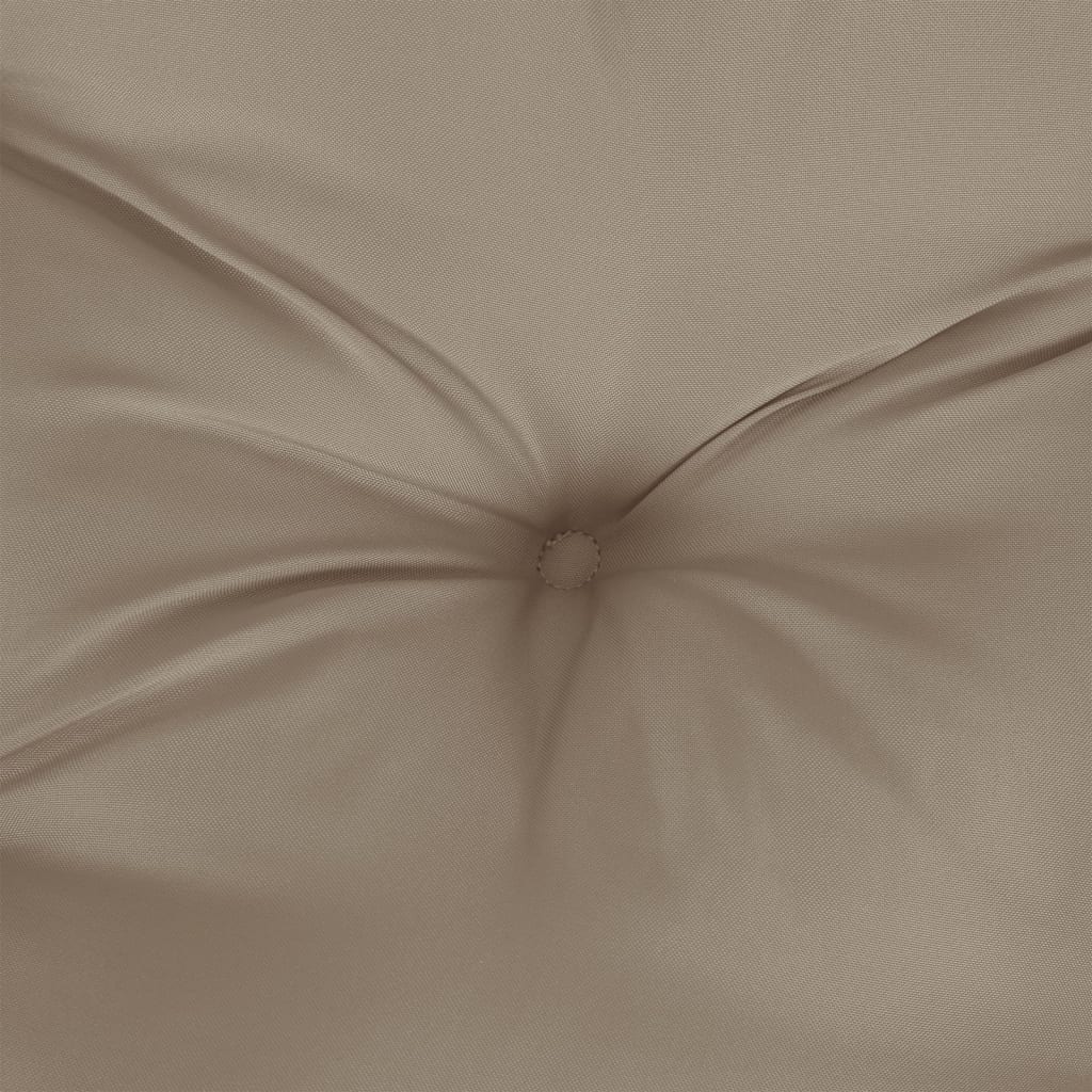 Palettenkissen 2-Tlg. Stoff Taupe