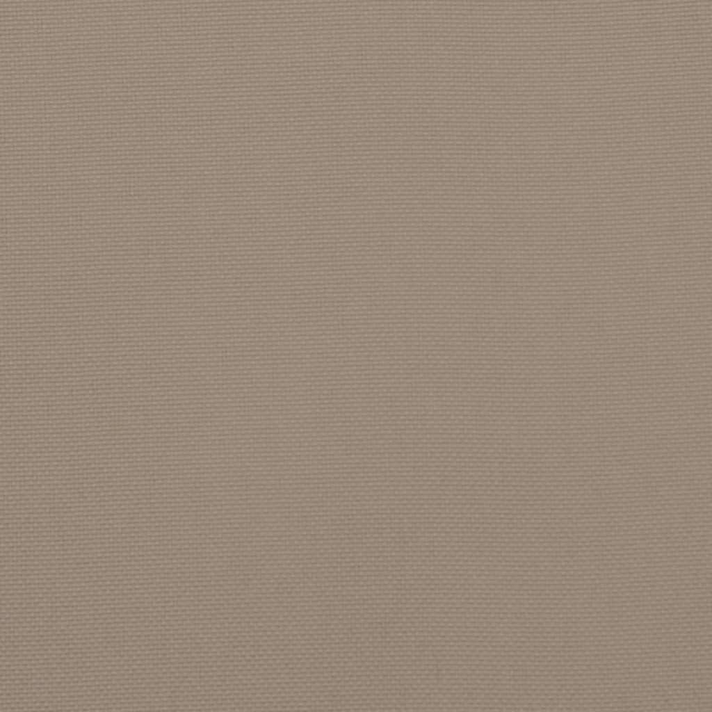 Palettenkissen 2-Tlg. Stoff Taupe