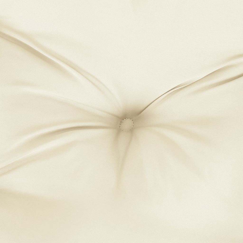 Palettenkissen 2-Tlg. Stoff Creme
