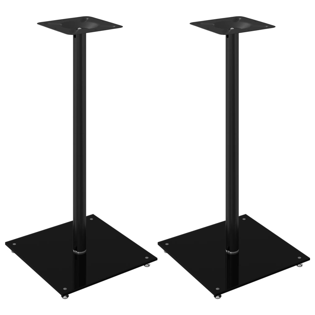 Lautsprecher-Ständer 2 Stk. Hartglas 1 Säule