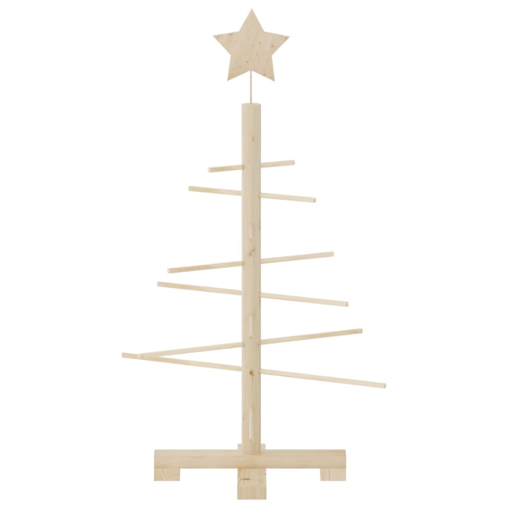Weihnachtsbaum Holz Zum Schmücken Massivholz Kiefer Natur (Unbehandelt)