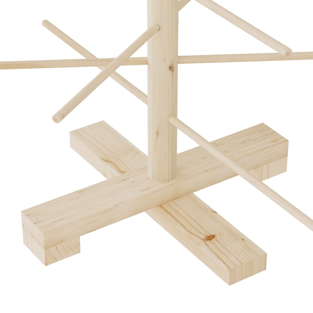Weihnachtsbaum Holz Zum Schmücken Massivholz Kiefer Natur (Unbehandelt)