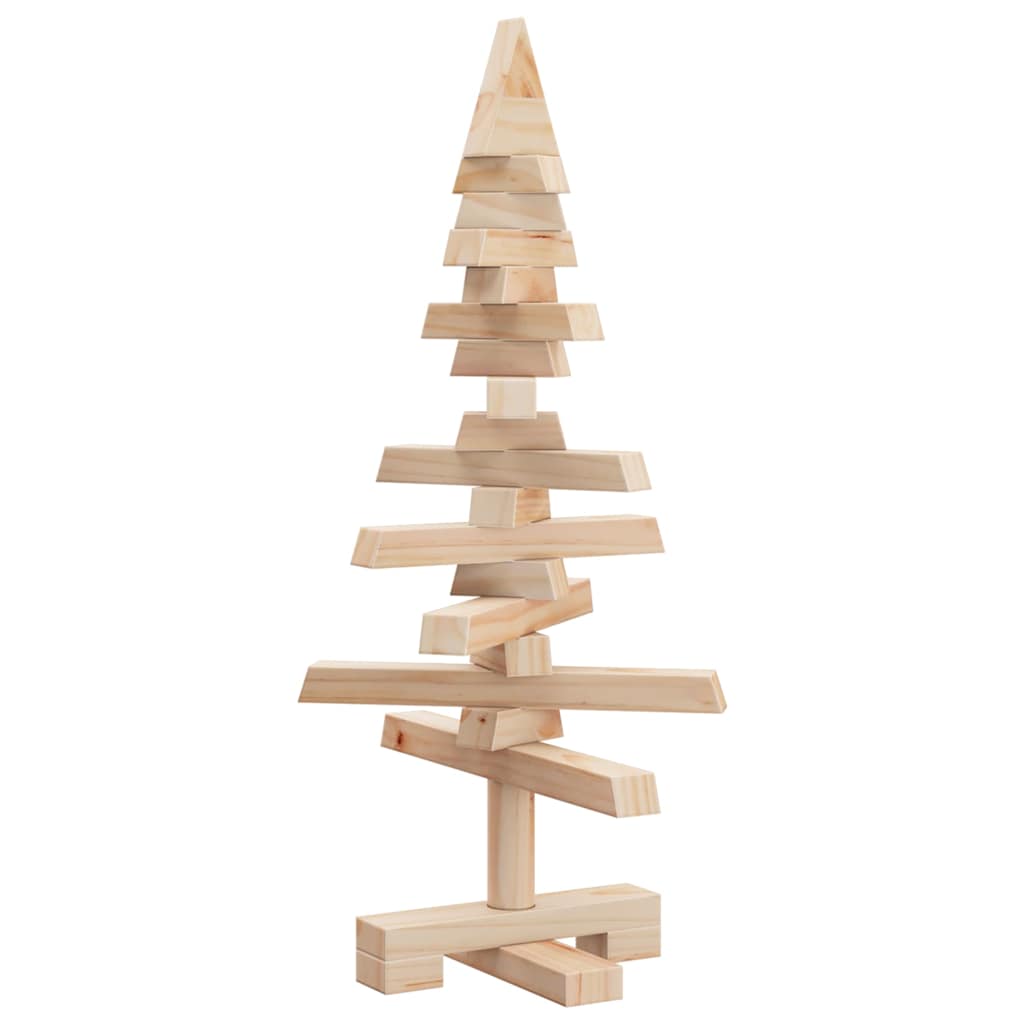 Weihnachtsbaum Holz Zum Schmücken Massivholz Kiefer Natur (Unbehandelt)