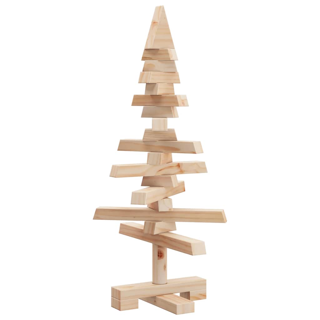 Weihnachtsbaum Holz Zum Schmücken Massivholz Kiefer Natur (Unbehandelt)
