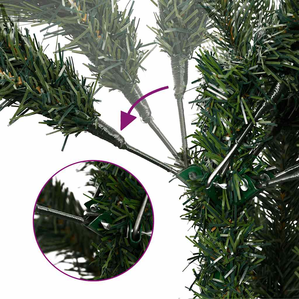 Künstlicher Weihnachtsbaum Klappbar 300 Leds & Kugeln