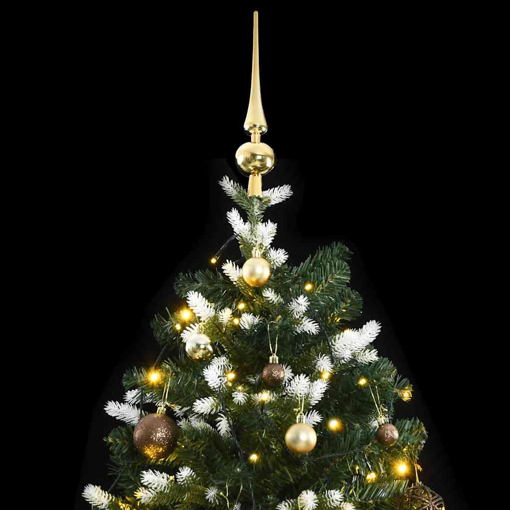 Künstlicher Weihnachtsbaum Klappbar 300 Leds & Kugeln
