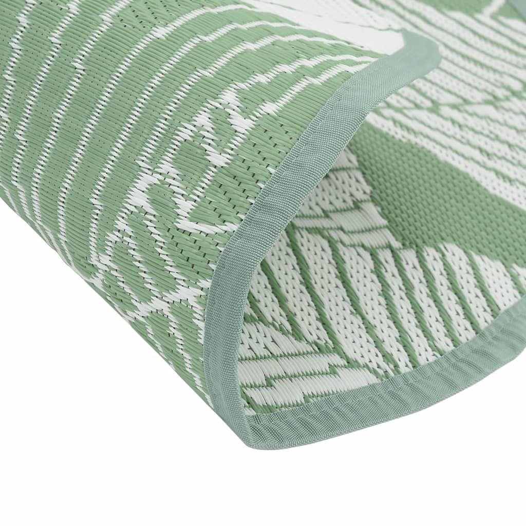 Outdoor-Teppich Arakil Grün Ø160 Cm Pp Blatt