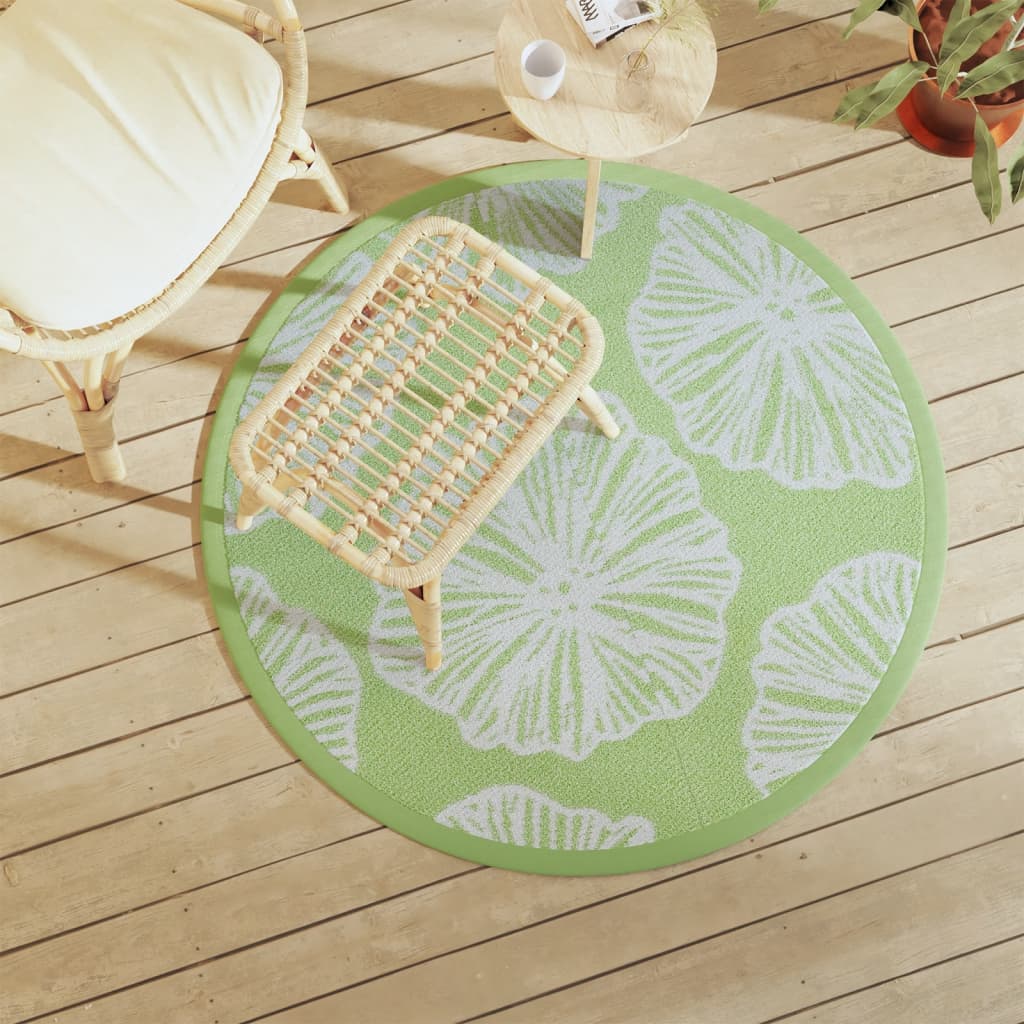 Outdoor-Teppich Arakil Grün Ø160 Cm Pp Hellgrün