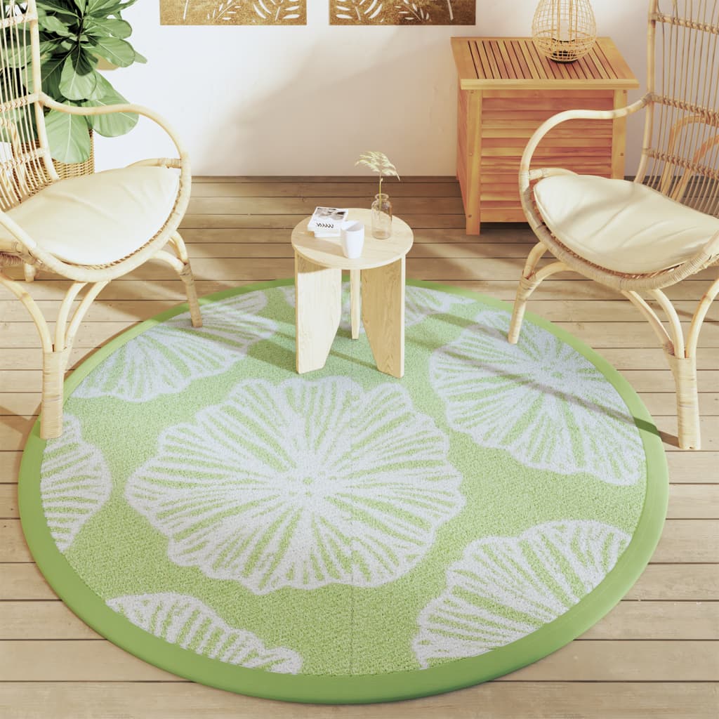 Outdoor-Teppich Arakil Grün Ø160 Cm Pp Hellgrün