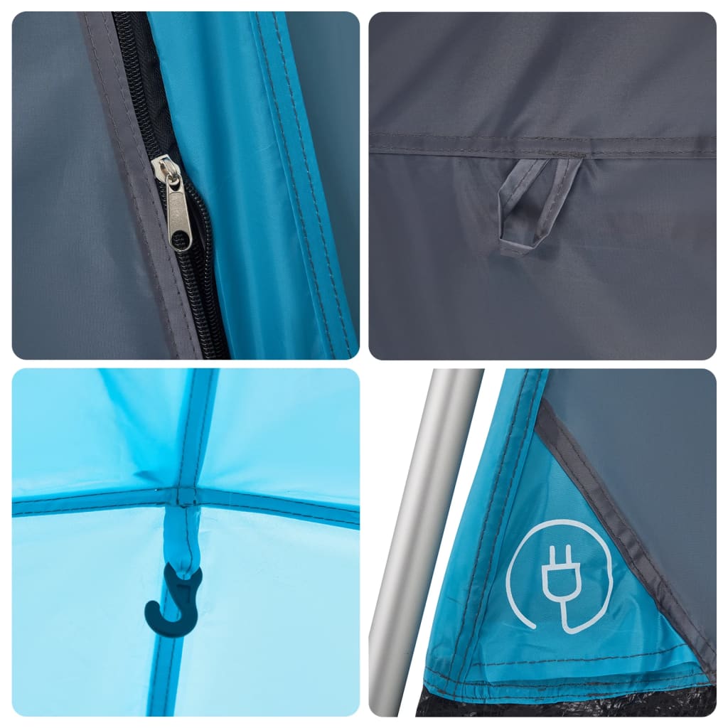 Campingzelt 4 Personen Quick Release Blau