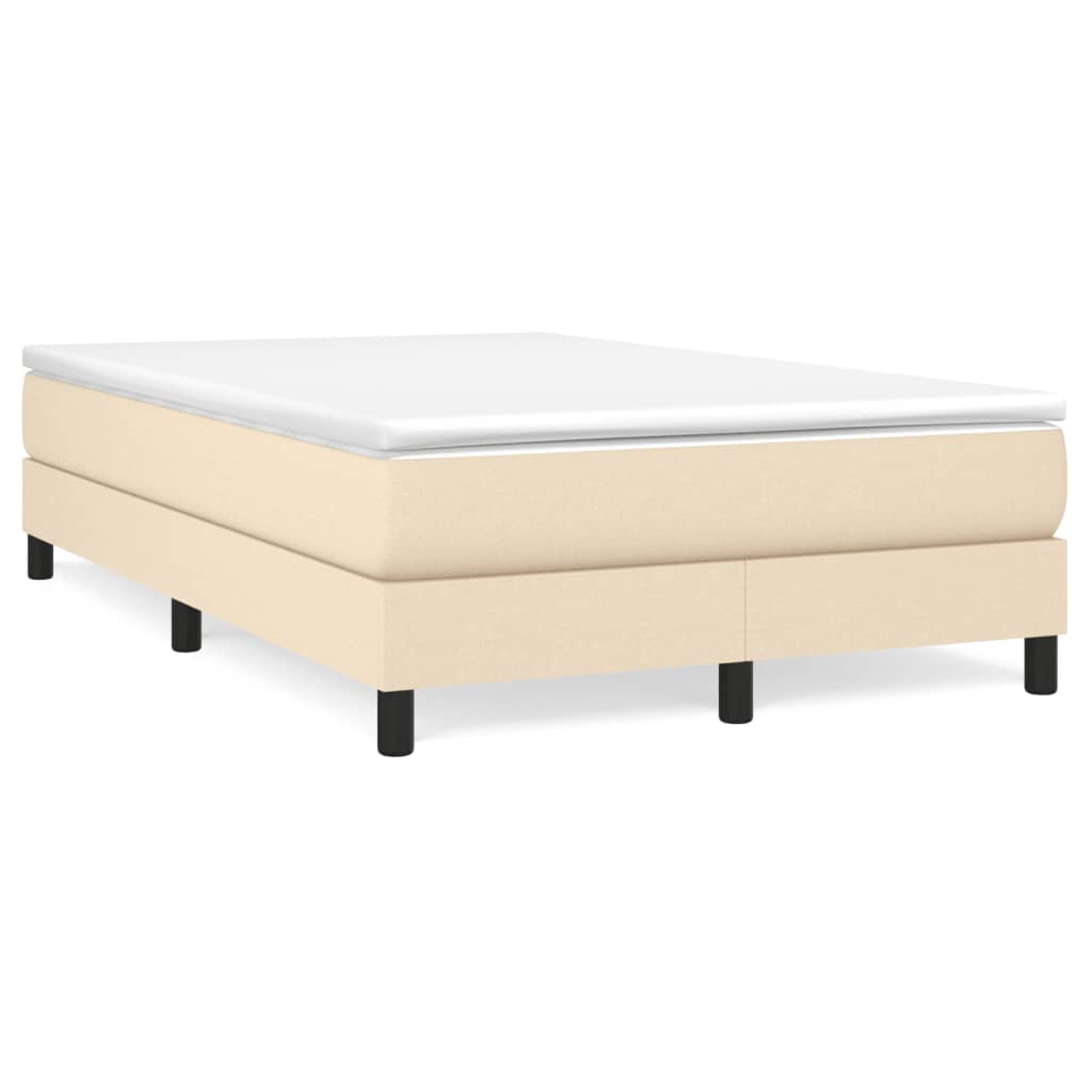 Boxspringbett Mit Matratze Stoff Creme