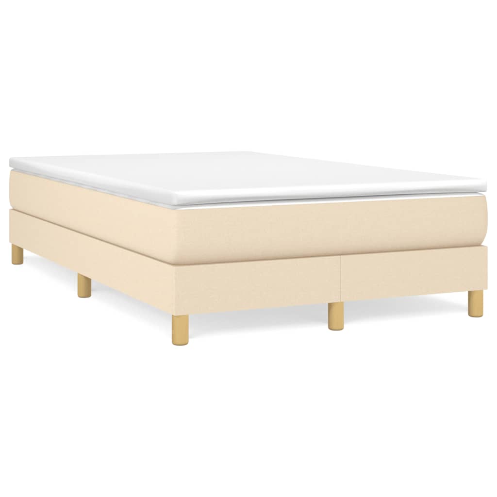 Boxspringbett Mit Matratze Stoff Creme
