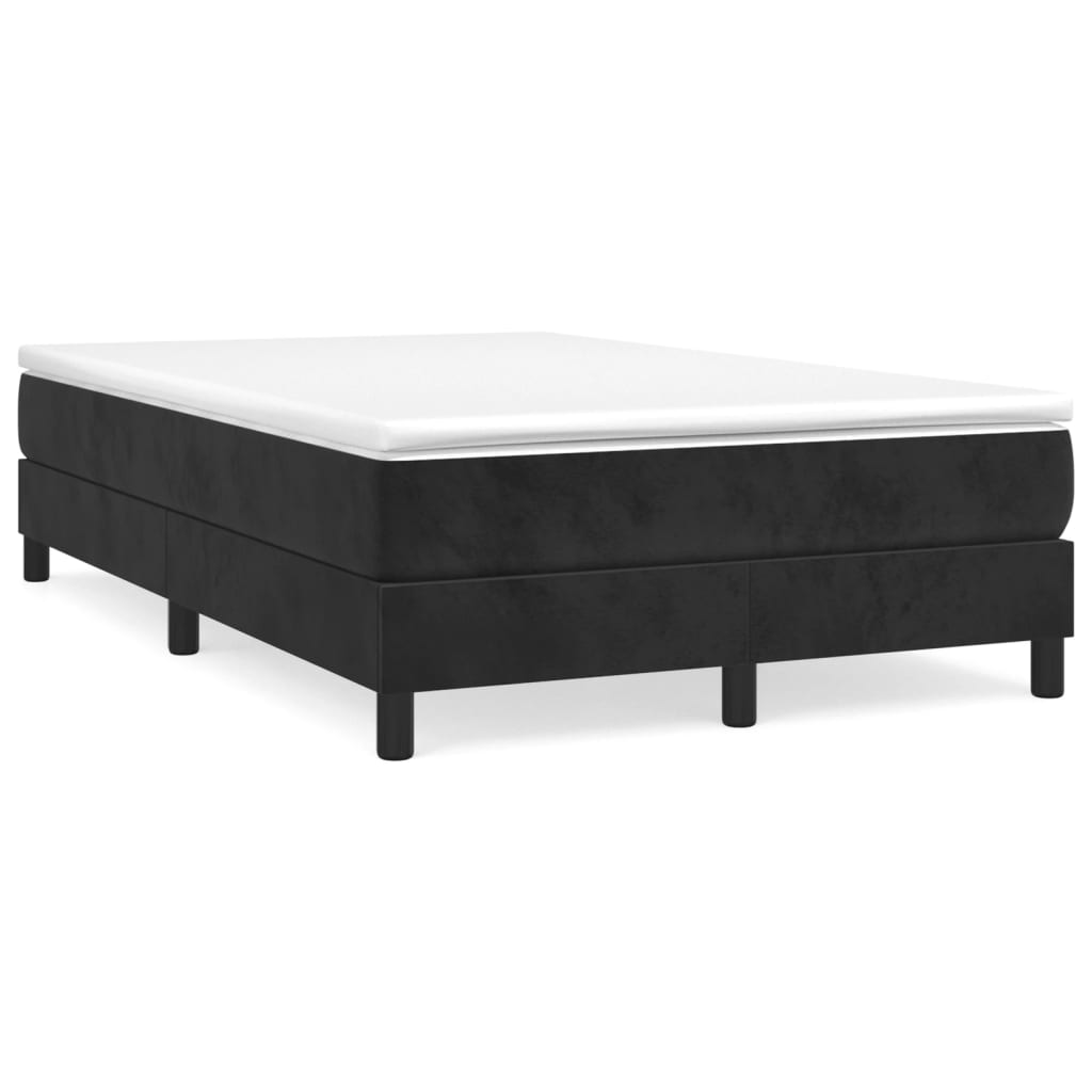 Boxspringbett Mit Matratze Samt Schwarz