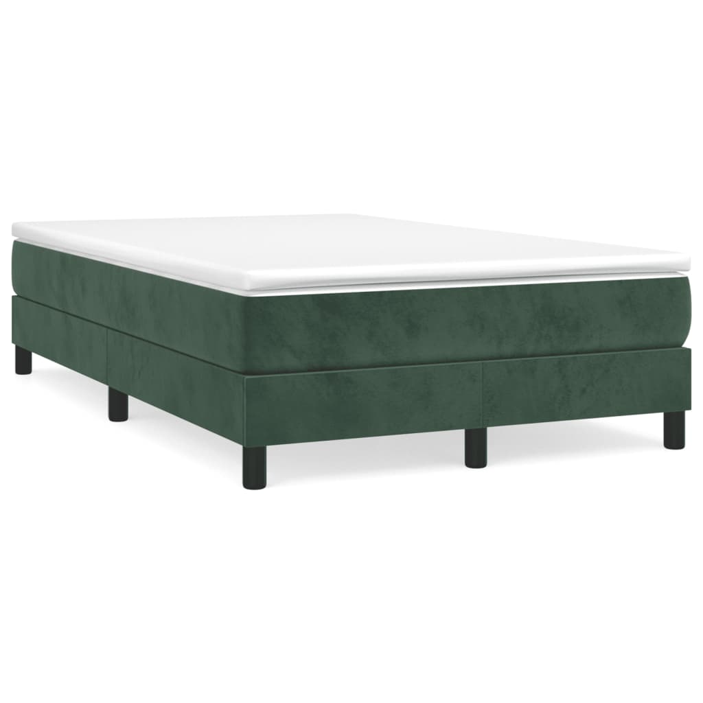 Boxspringbett Mit Matratze Samt Dunkelgrün