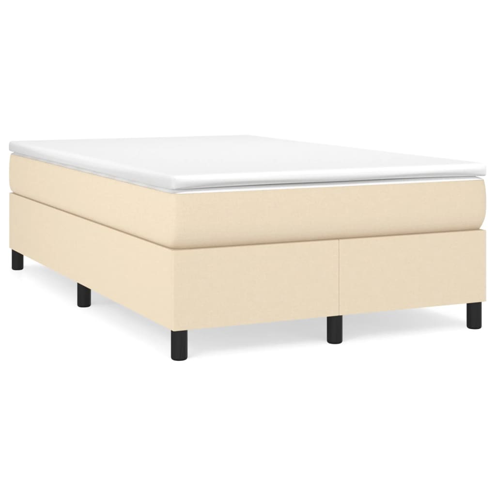 Boxspringbett Mit Matratze Stoff Creme