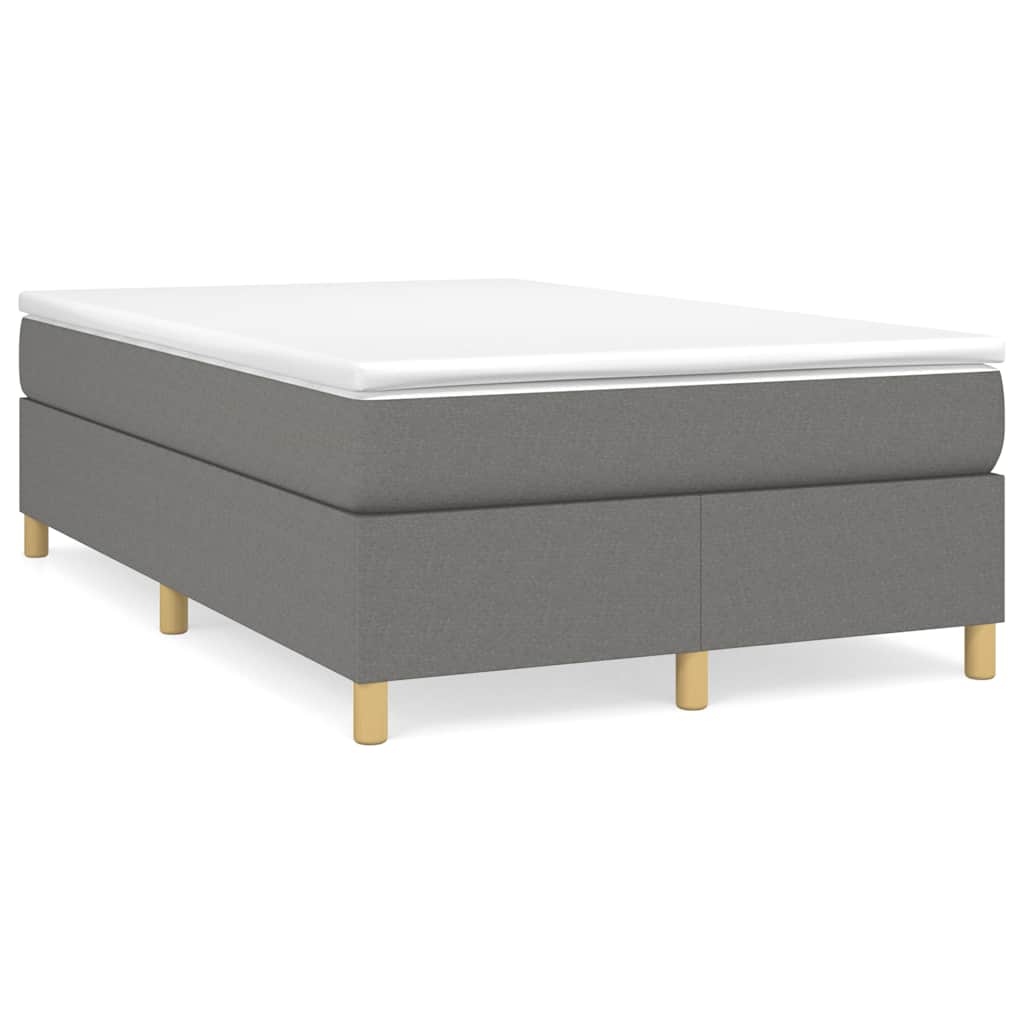 Boxspringbett Mit Matratze Stoff Dunkelgrau