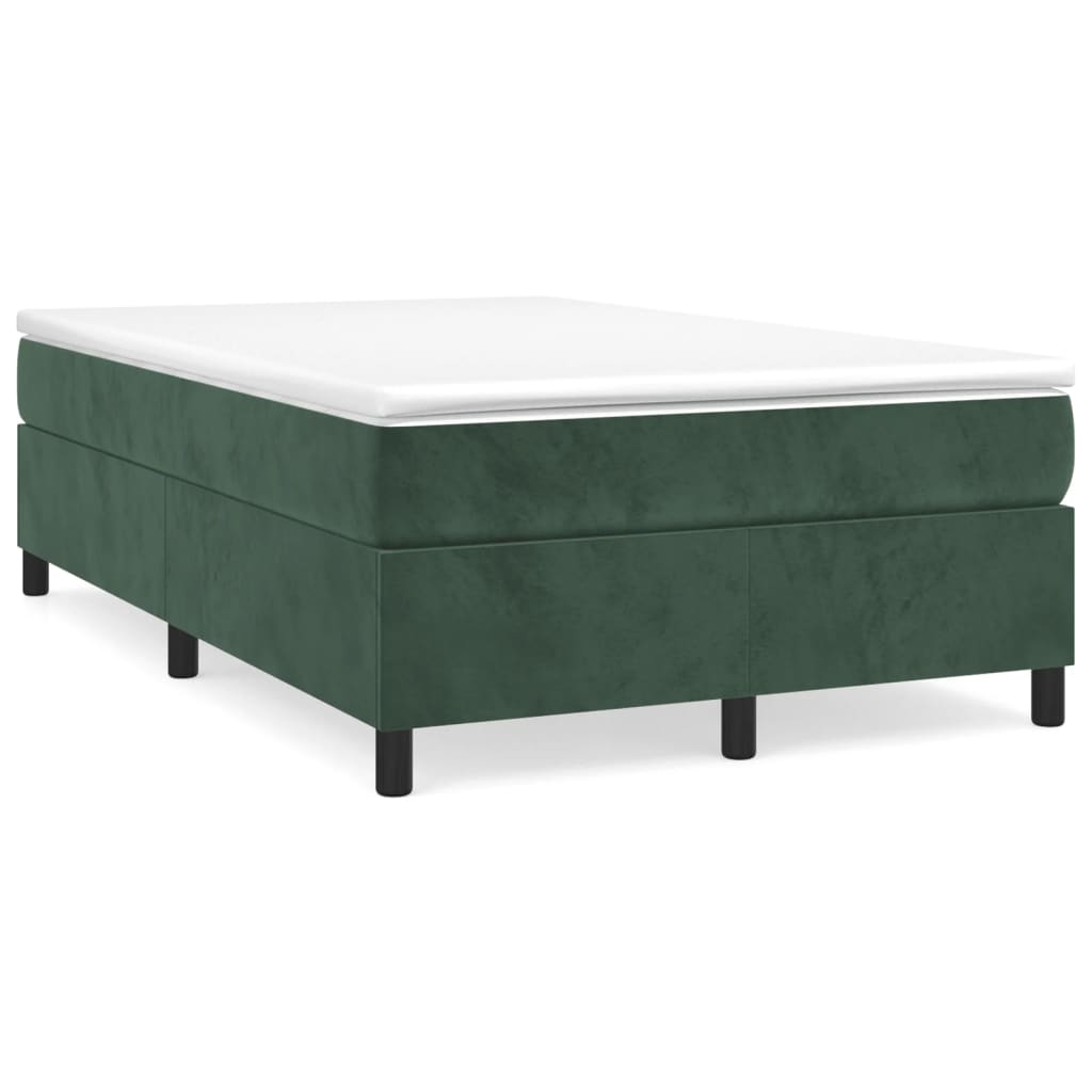 Boxspringbett Mit Matratze Samt Dunkelgrün