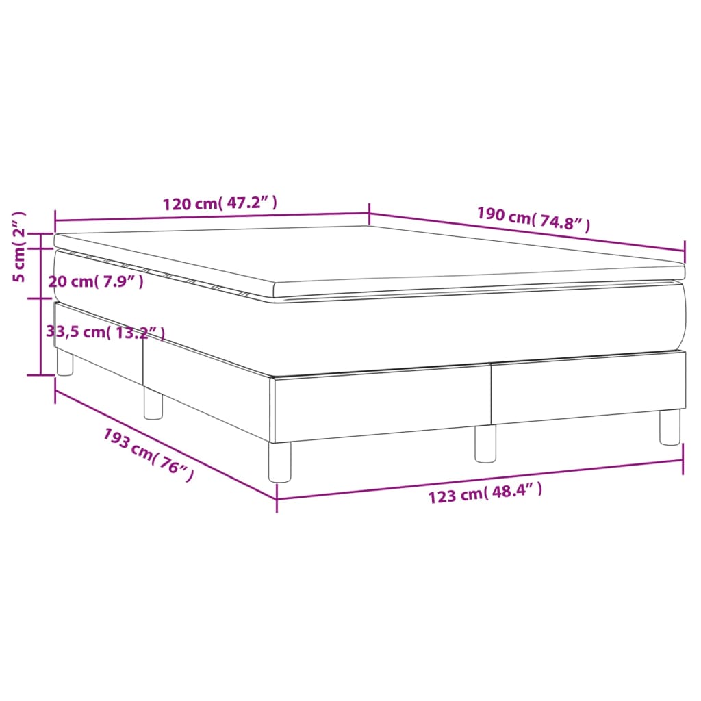 Boxspringbett Mit Matratze Dunkel Samt Blau