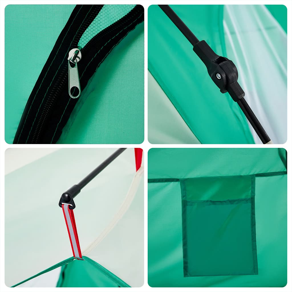 Strandzelt 3 Personen Seegrün Quick Release Wasserdicht Meeresgrün