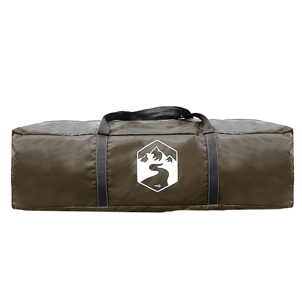 Kuppel-Familienzelt 6 Personen Wasserdicht Braun