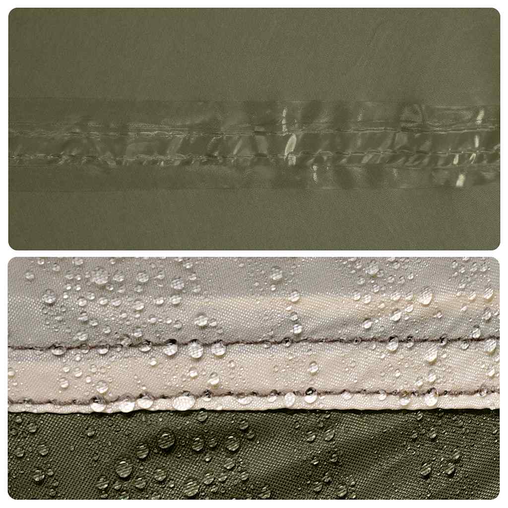 Tunnel-Familienzelt 6 Personen Wasserdicht Olivgrün