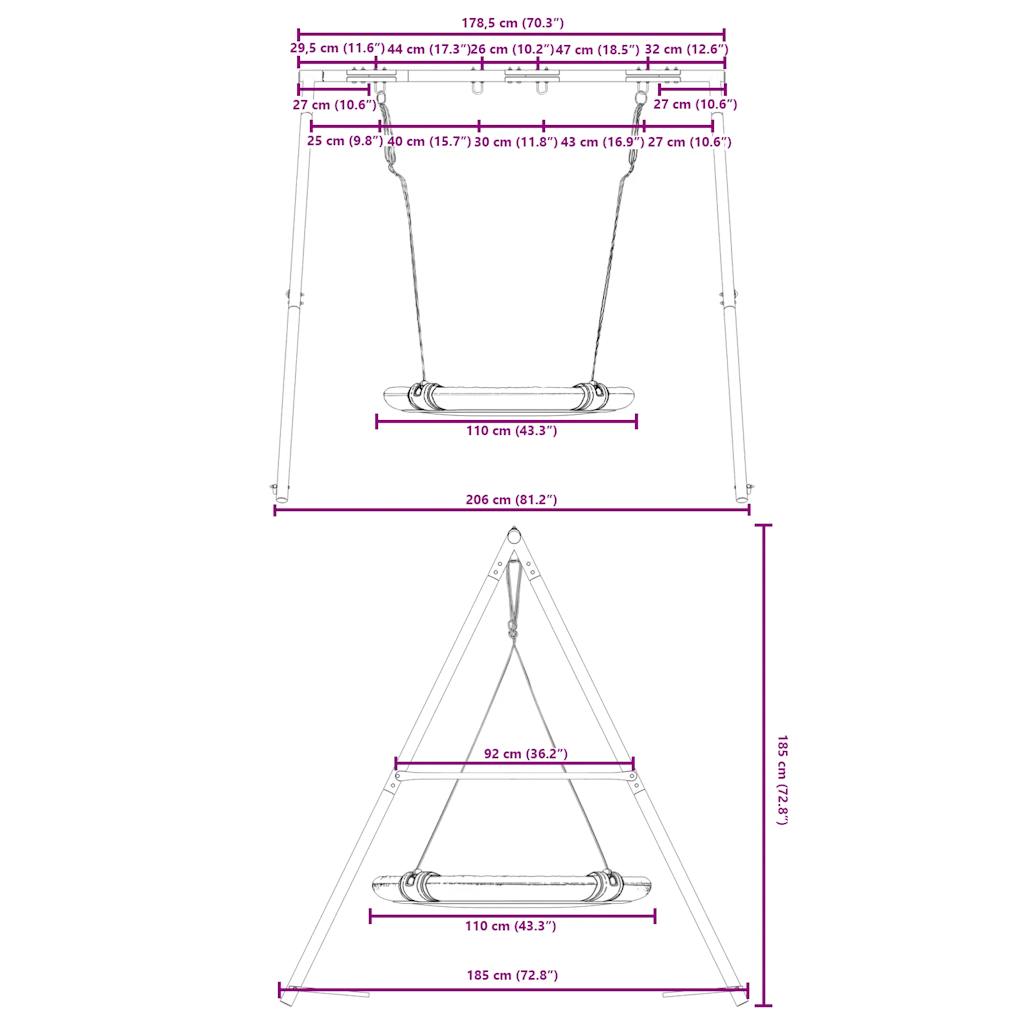 Schaukel-Set Mit Nestschaukel