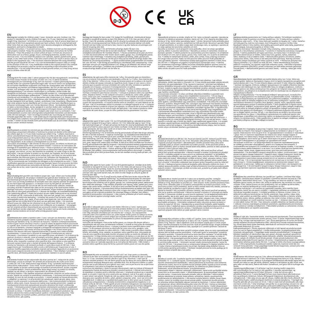 Schaukel-Set Mit Schaukelsitzen Strickleiter Kletterschaukel