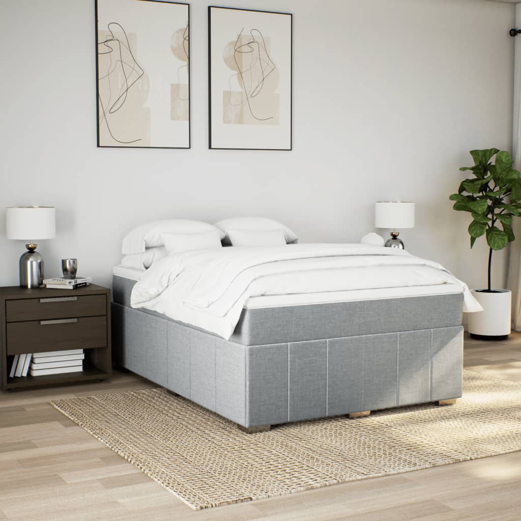 Boxspringbett Mit Matratze Stoff