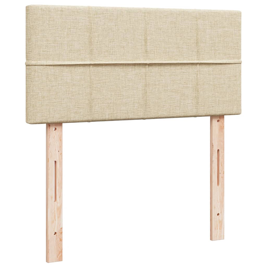Boxspringbett Mit Matratze Stoff Creme