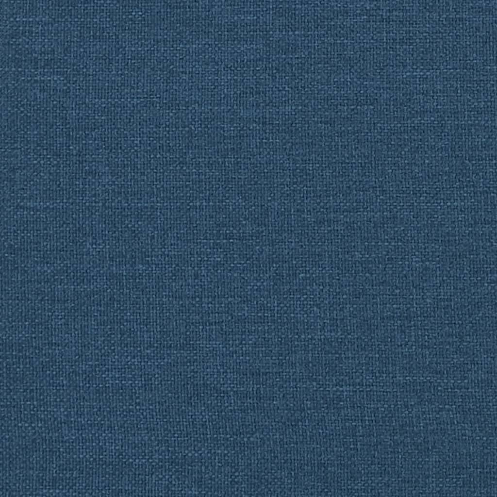 Boxspringbett Mit Matratze Stoff Blau