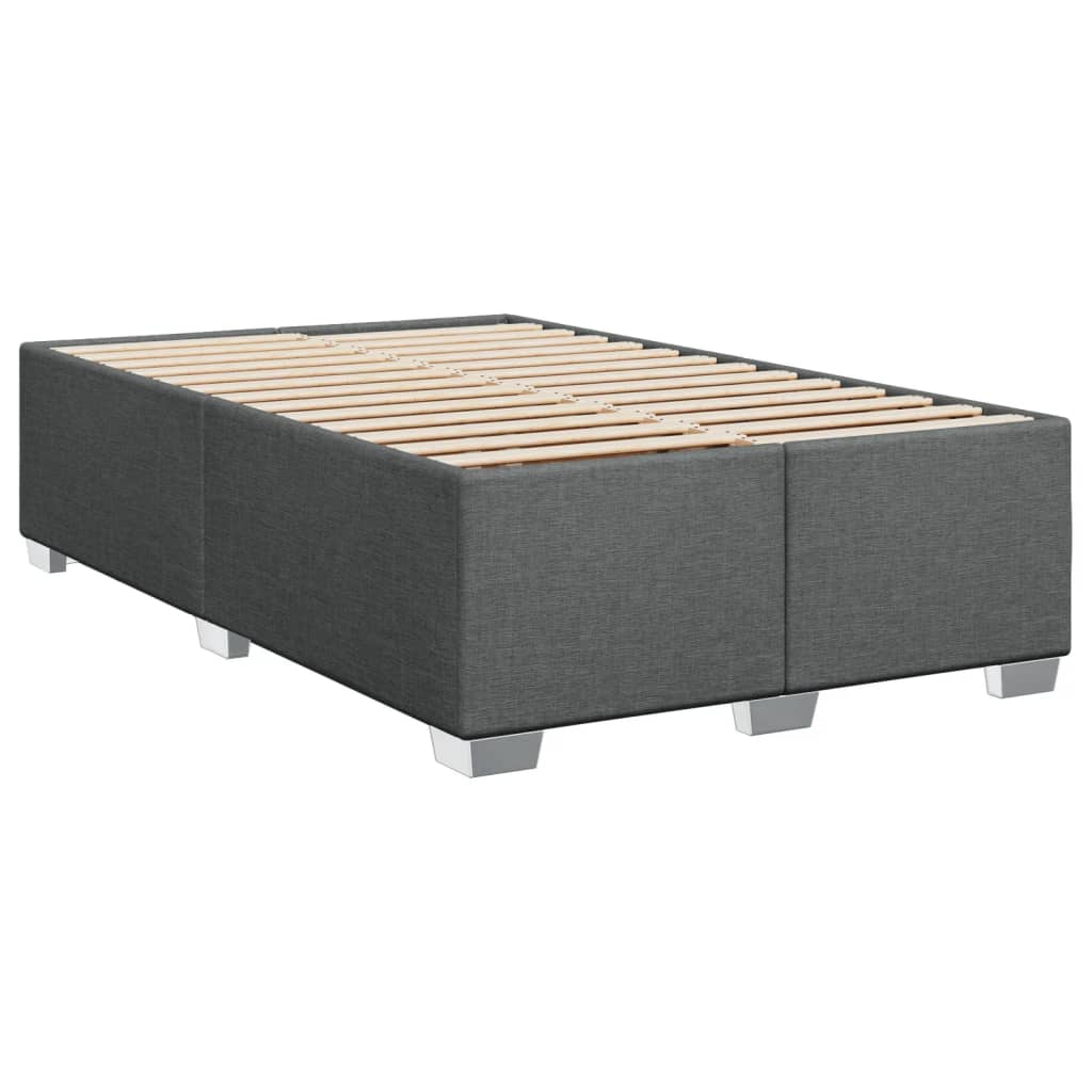 Boxspringbett Mit Matratze Stoff Dunkelgrau