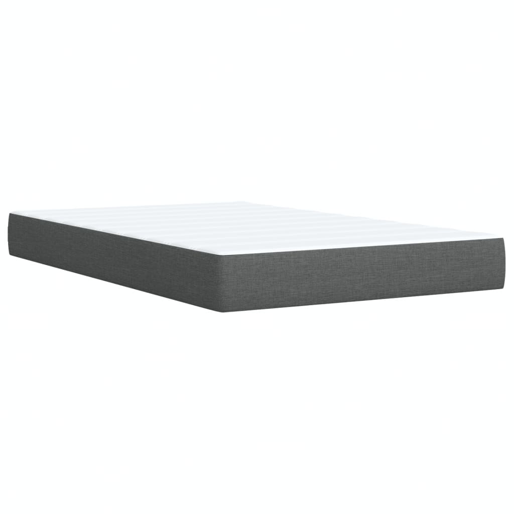 Boxspringbett Mit Matratze Stoff Dunkelgrau