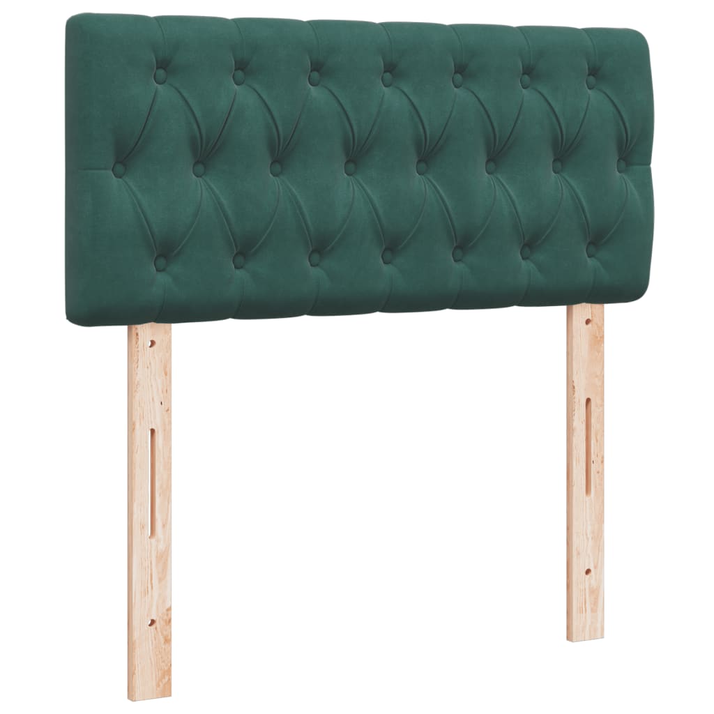 Boxspringbett Mit Matratze Samt Dunkelgrün