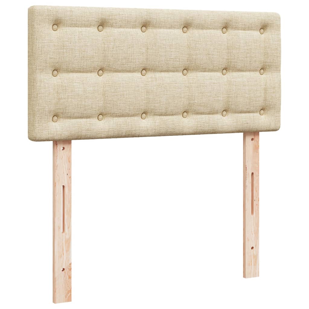 Boxspringbett Mit Matratze Stoff Creme