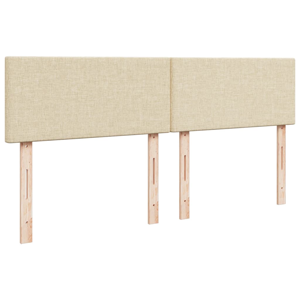Boxspringbett Mit Matratze Stoff Creme