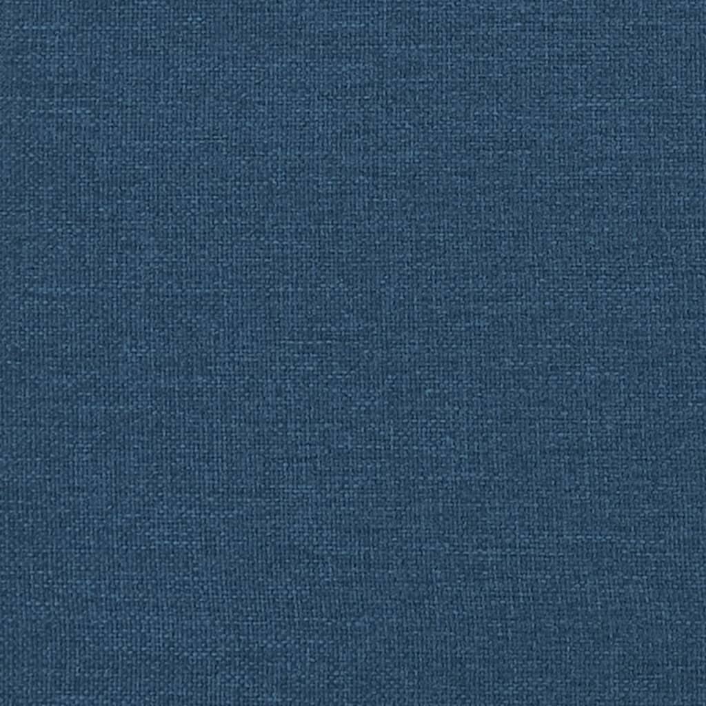 Boxspringbett Mit Matratze Stoff Blau