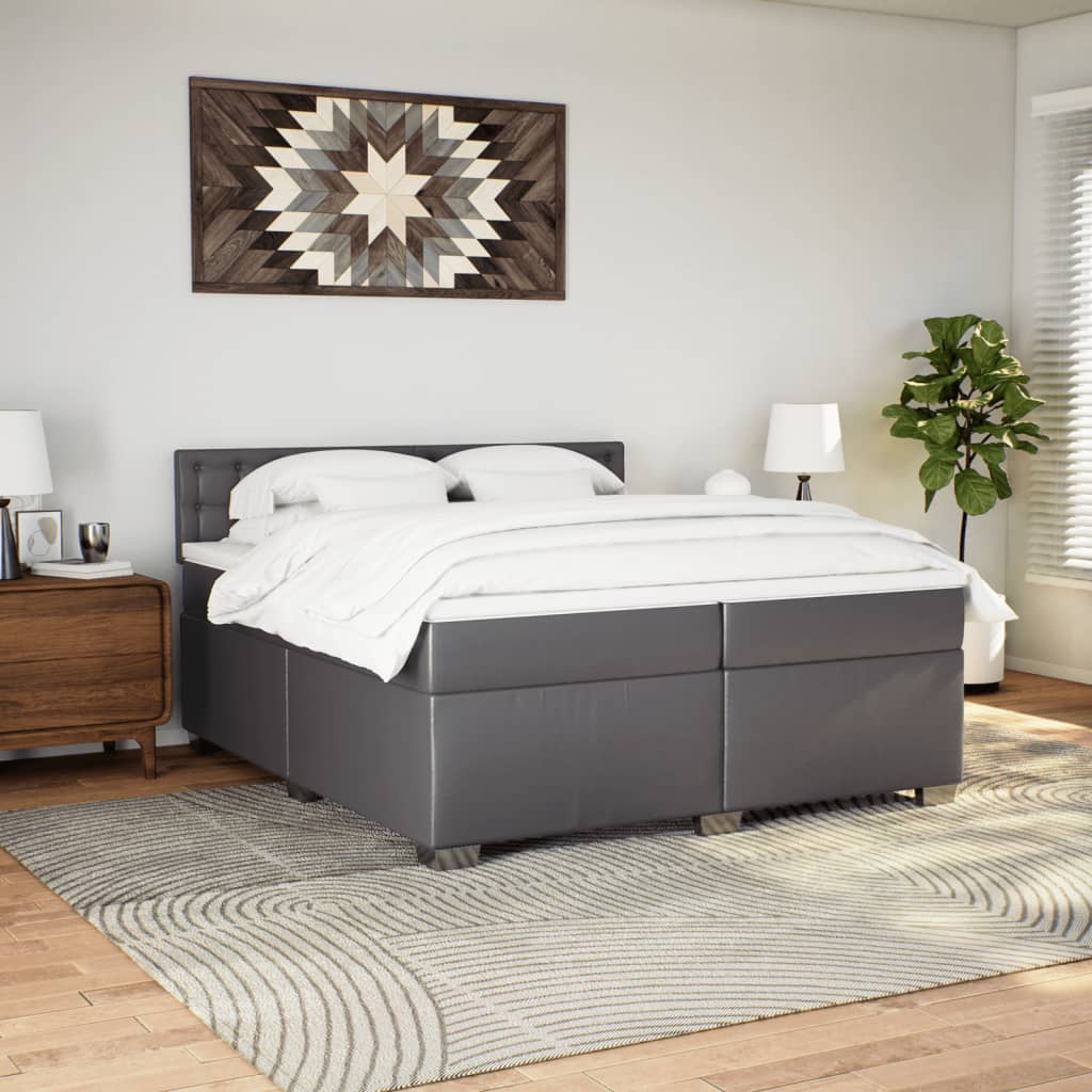 Boxspringbett Mit Matratze Kunstleder