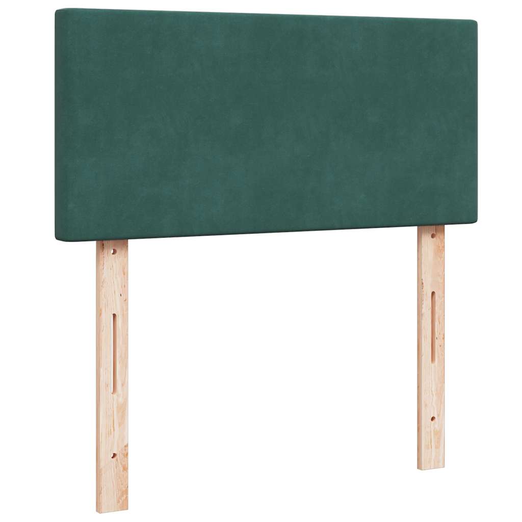 Boxspringbett Mit Matratze Samt Dunkelgrün