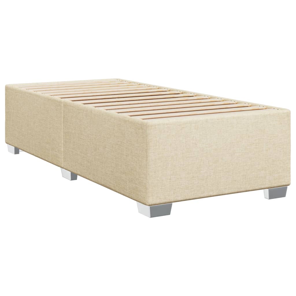 Boxspringbett Mit Matratze Stoff Creme