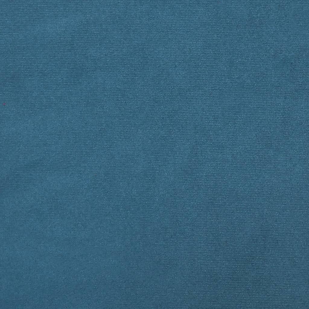 Boxspringbett Mit Matratze Samt Blau