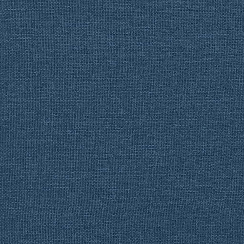 Boxspringbett Mit Matratze Stoff Blau