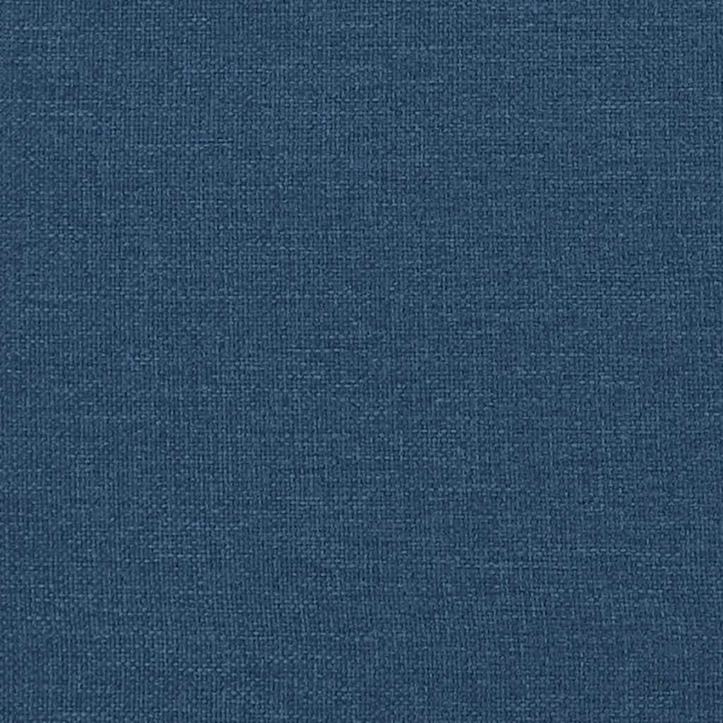 Boxspringbett Mit Matratze Stoff Blau