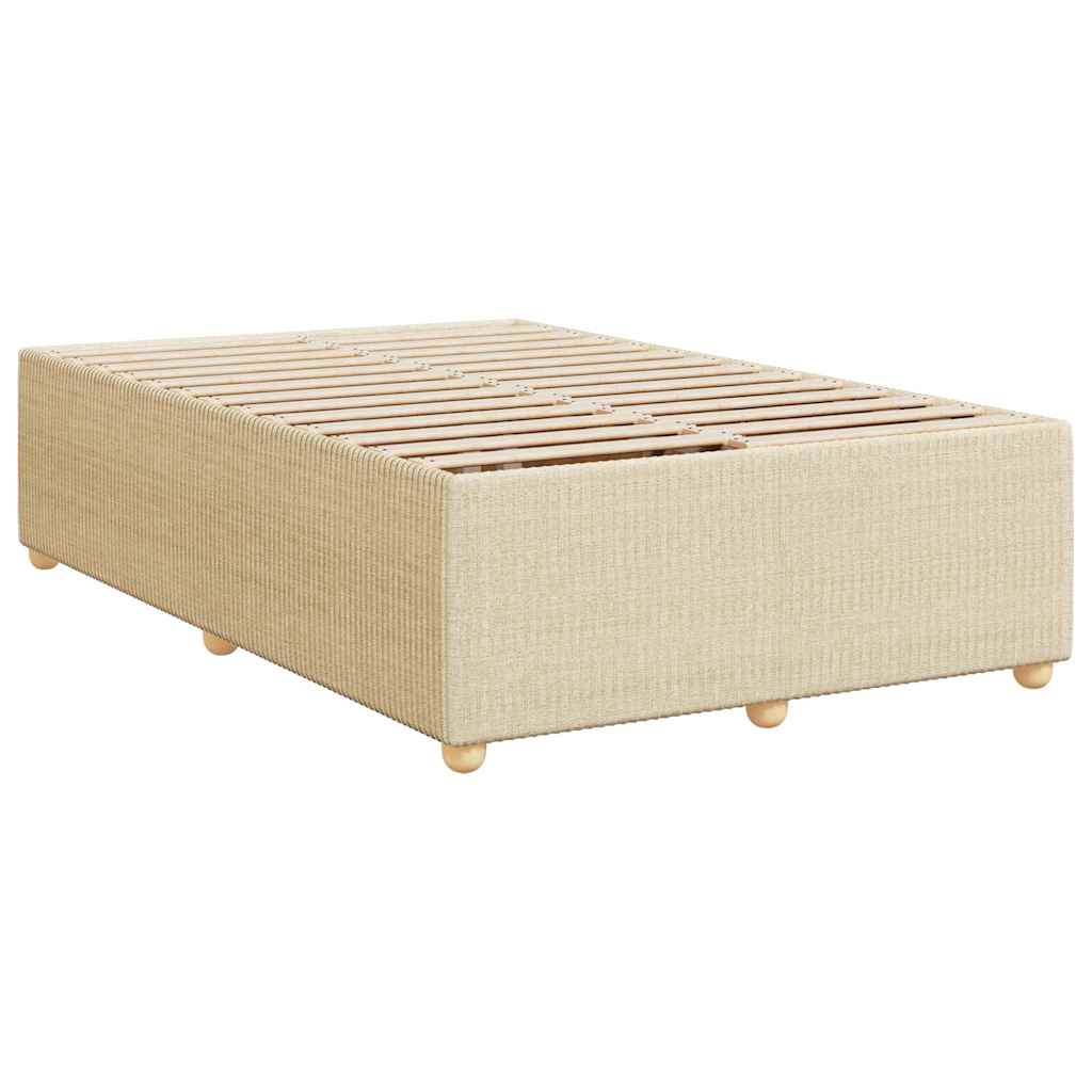 Boxspringbett Mit Matratze Stoff Creme
