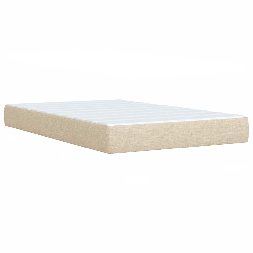Boxspringbett Mit Matratze Stoff Creme