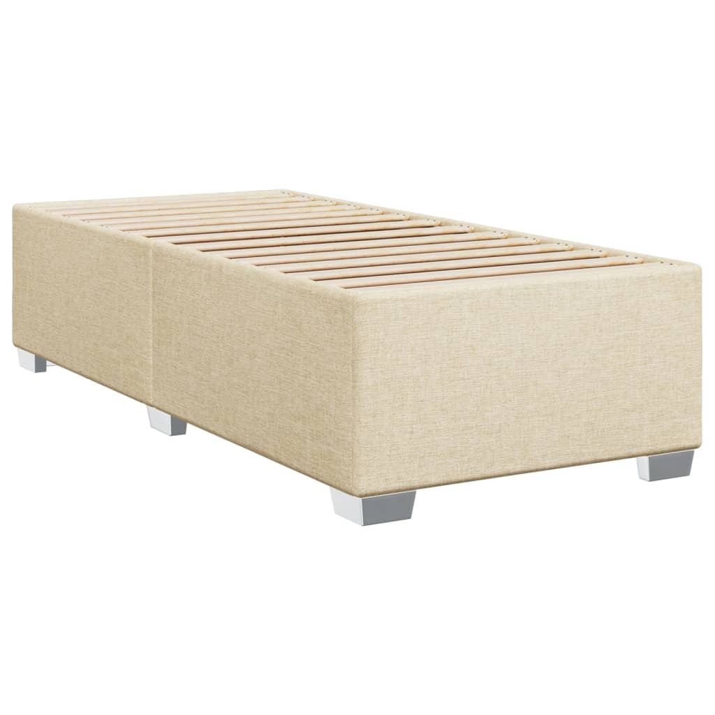 Boxspringbett Mit Matratze Stoff Creme