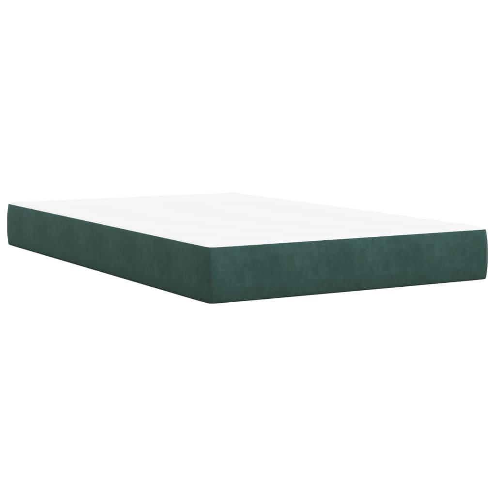 Boxspringbett Mit Matratze Samt Dunkelgrün