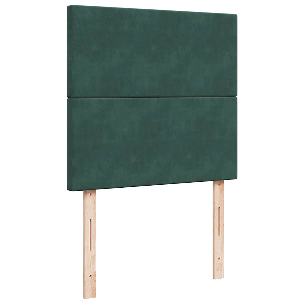 Boxspringbett Mit Matratze Samt Dunkelgrün