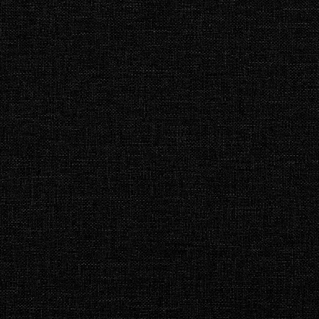 Boxspringbett Mit Matratze Schwarz 140 X 190 Cm Stoff Dunkelgrau