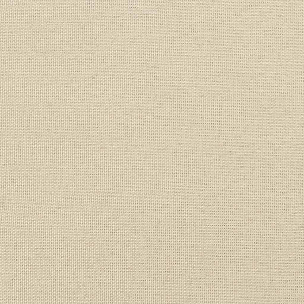 Boxspringbett Mit Matratze Creme 120 X 190 Cm Stoff Taupe