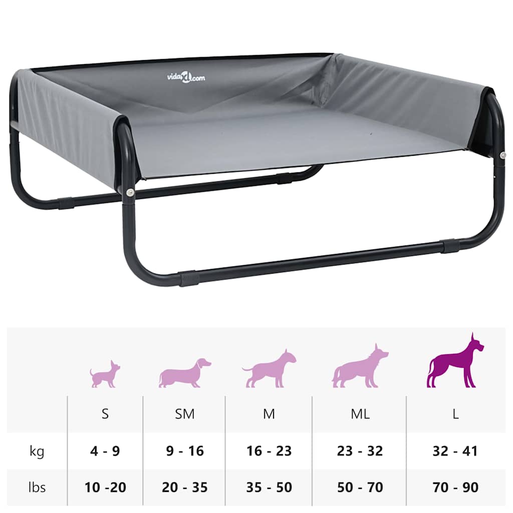 Hundebett L Oxford-Gewebe Und Stahl